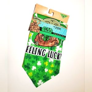 Disney Star Wars Baby Yoda St Patrick's Day Feeling Lucky Pet Bandana